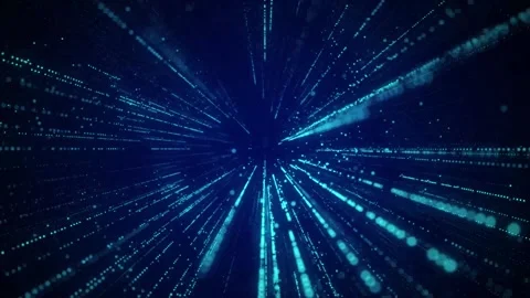 Digital data flow Stock Footage 284602913