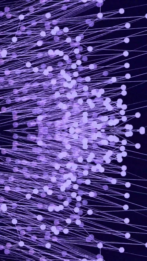 Digital data flow in futuristic network background. Abstract technology Stock Footage 339638066