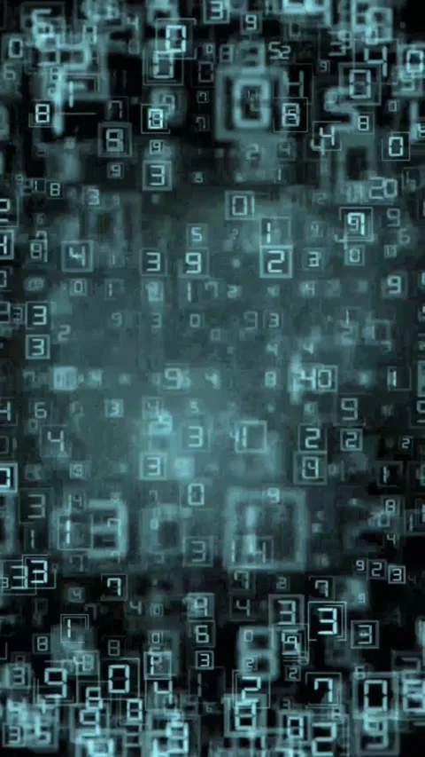 Digital data flow in global network connection. Abstract binary code Video stock 339638270