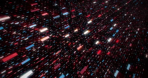 Digital Data Flow Lines Technology Background Motion. Stock Footage 327154017