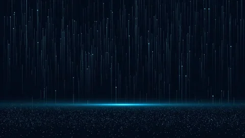 Digital Data flow. Optical fiber Cyberspace with Particles Network High Speed Stock Footage 246467583