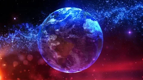 Digital data .Global technology background Stock Footage 107740160