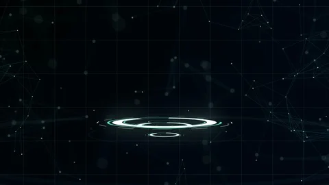 Digital data globe - abstract illustration of a scientific technology. Data Stock Footage 106284835