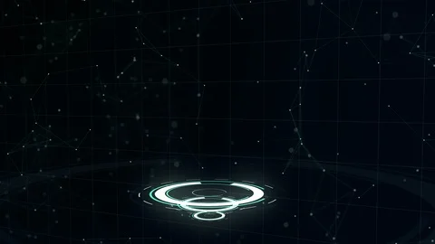 Digital data globe - abstract illustration of a scientific technology. Data Stock Footage 106287414