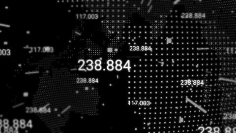 Digital Data Globe Network Illustrazione stock