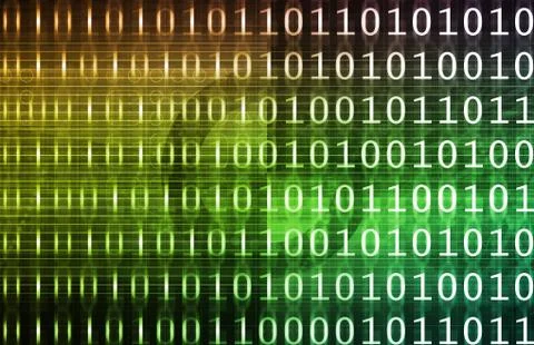 Digital data Stock Illustration