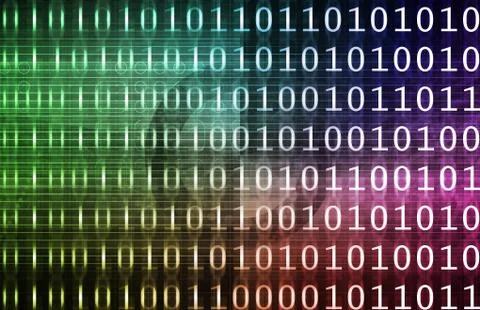 Digital data Stock Illustration