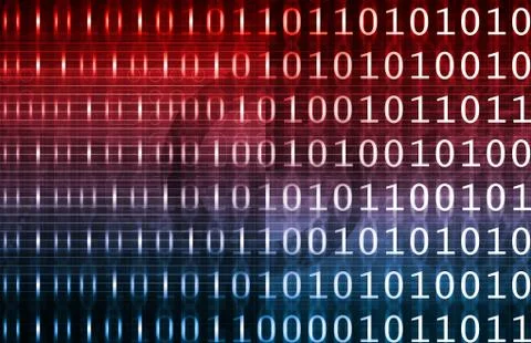 Digital data Stock Illustration