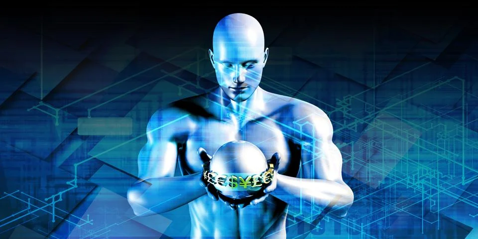 Digital Data Illustrazione stock