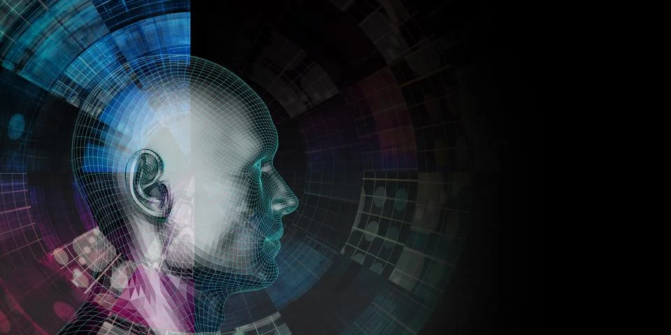 Digital Data Stock Illustration