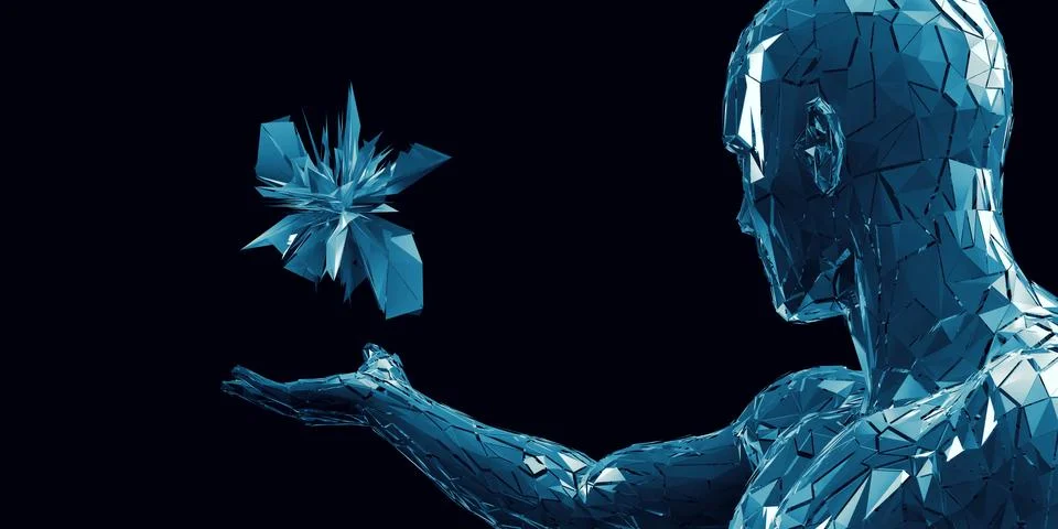 Digital Data Stock Illustration