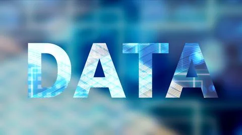 Digital data illustration image 스톡 일러스트