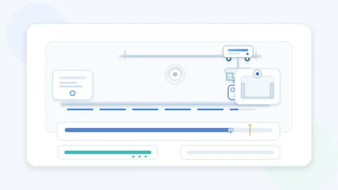 Digital data loading interface showing progress bars and status icons Stock Footage 347600563