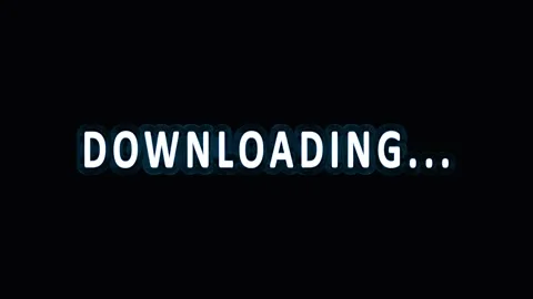 Digital data loading progress bars against a dark background with subtle bl.. Stock Footage 343473826