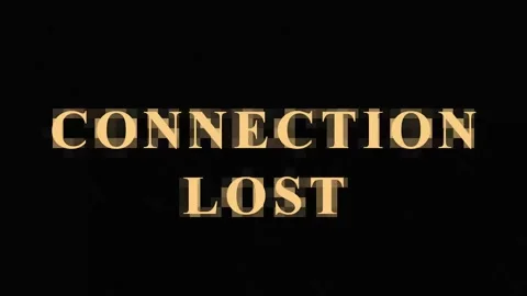 Digital data lost with connection error text against dark and light backgro.. Stock Footage 343414626