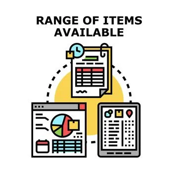 Digital data management tools range vector concept Stock Illustration
