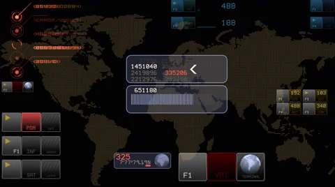 Digital data. Map. Global Positioning System. Stock Footage 60947752