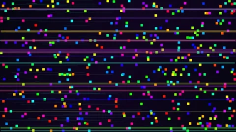 Digital Data Moshing Glitch Effect Background Stock Footage 333028980