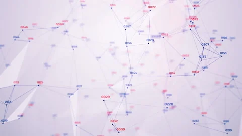 Digital Data Network Background Loop. | Stock Video | Pond5