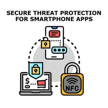 Digital data network cyber privacy protection concept 스톡 일러스트