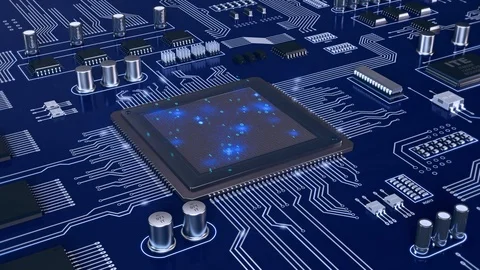 Digital Data of Network Technology Stock Footage 94464365