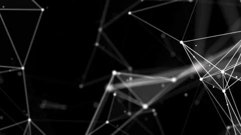 Digital data networks plexus abstract background Illustrazione stock