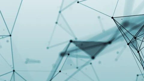 Digital data networks plexus abstract background Illustrazione stock