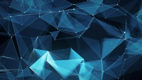 Digital data networks plexus abstract background Illustrazione stock