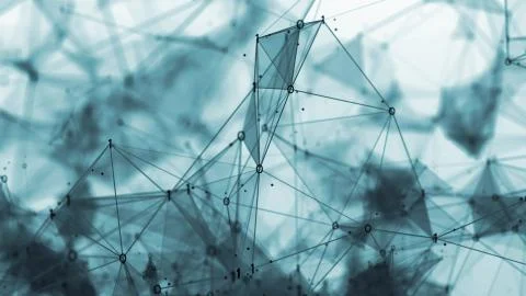 Digital data networks plexus abstract background Stock Illustration