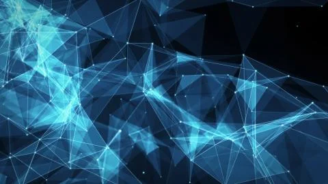 Digital data networks plexus abstract background Stockillustratie