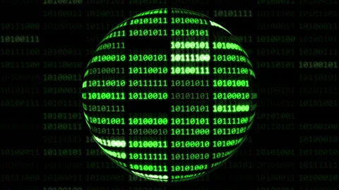 Digital Data Number Code Animation Background Stock Footage 136070475
