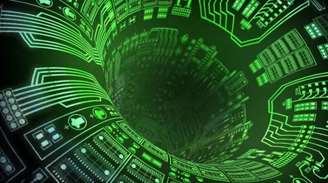 Digital Data Output Stock Footage 57909131