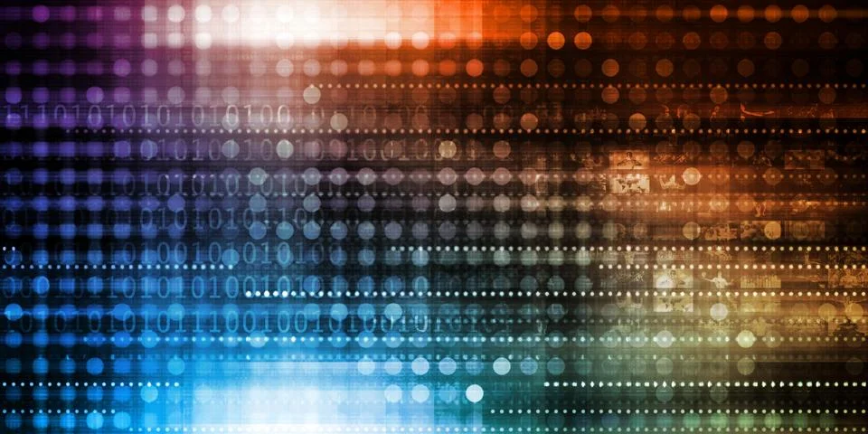 Digital Data Foto stock