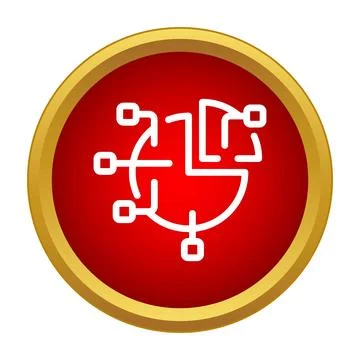 Digital data pie chart networking blockchain concept 스톡 일러스트