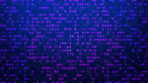 Digital data processing Cyber calculation and visualization of computation Stock Footage 180779522