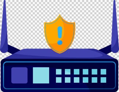 Digital data protection design element icon. Cyber security illustration. Stock Illustration