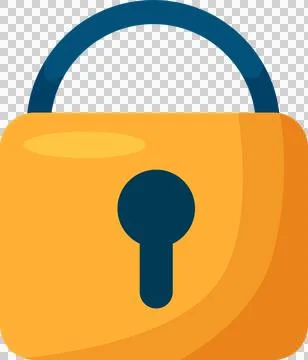 Digital data protection design element icon. Cyber security illustration. Stock Illustration