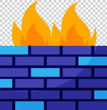 Digital data protection design element icon. Illustrazione stock