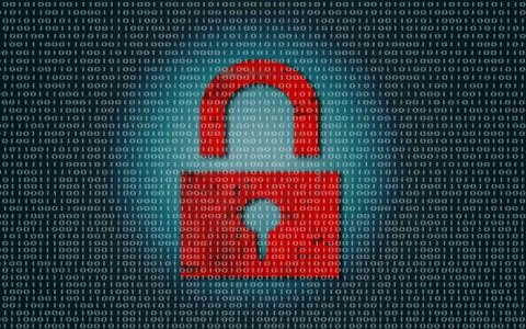 Digital data protection from hacking Stock Illustration