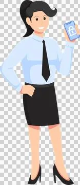 Digital data protection illustration with cyber security cartoon character. Stock Illustration