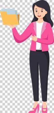 Digital data protection illustration with cyber security cartoon character. Stock Illustration