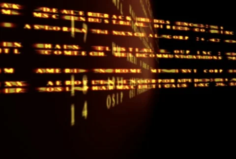 Digital data readouts 3 looping Stock Footage 326080