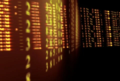 Digital data readouts3  looping Stock Footage 326267