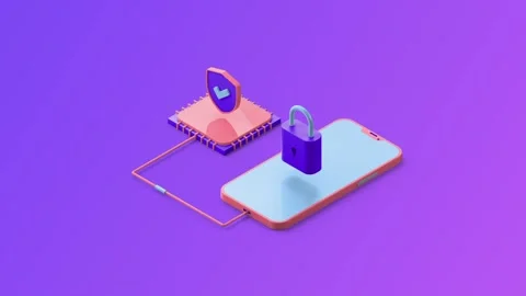 Digital data secure and data security concept. Stock-Footage 158225992