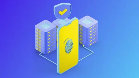 Digital data secure and data security concept. Protection network security. Stock-Footage 158226185