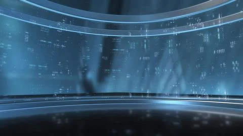 Digital data showing futuristic virtual interface background Stock Illustration