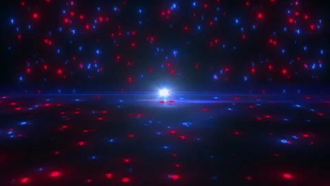 Digital Data Space Flow Matrix Effect Cyberspace Particles Digital Data Stock Footage 347359894