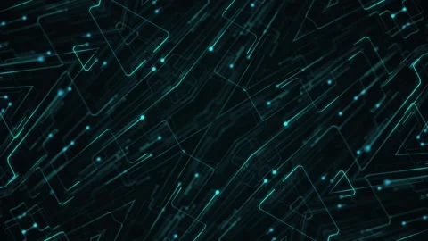 Digital Data Stream Abstract Technology Background Stock Footage 275534160