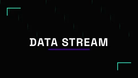Digital Data Stream Animation Representing Information Flow Technology Stock Footage 337501157