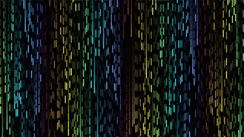 Digital Data Stream Background: Abstract Vertical Lines Energy Flow Technolog Stock Footage 342114805